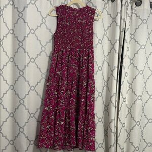 Floral Pink Woman’s Dress